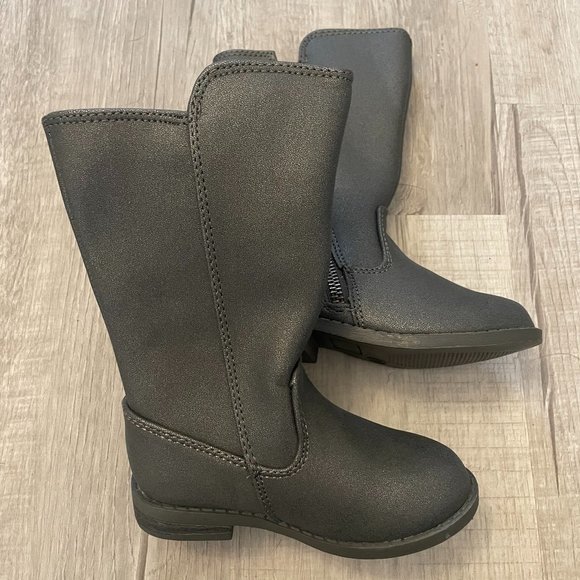 NWT Cat & Jack Girls Zipper Boots - Picture 4 of 4